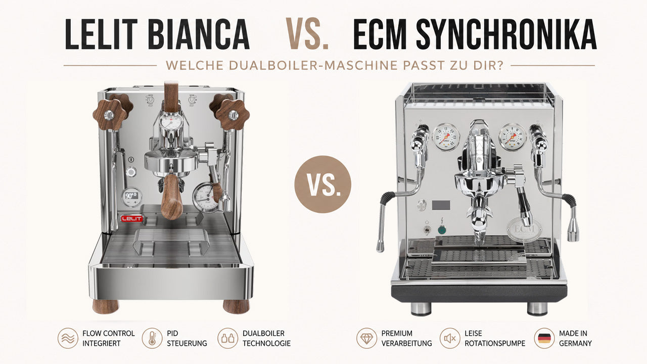 Lelit Bianca vs. ECM Synchronika: Der große Vergleich