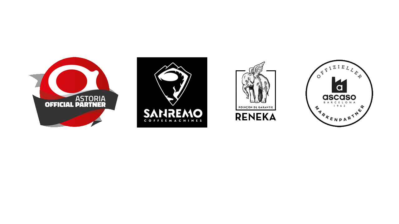 Offizieller Service-Partner von Sanremo Coffeemachines, Astoria Coffeemachines, Renkea Kaffeemaschinen, ASCASO Kaffeemaschinen