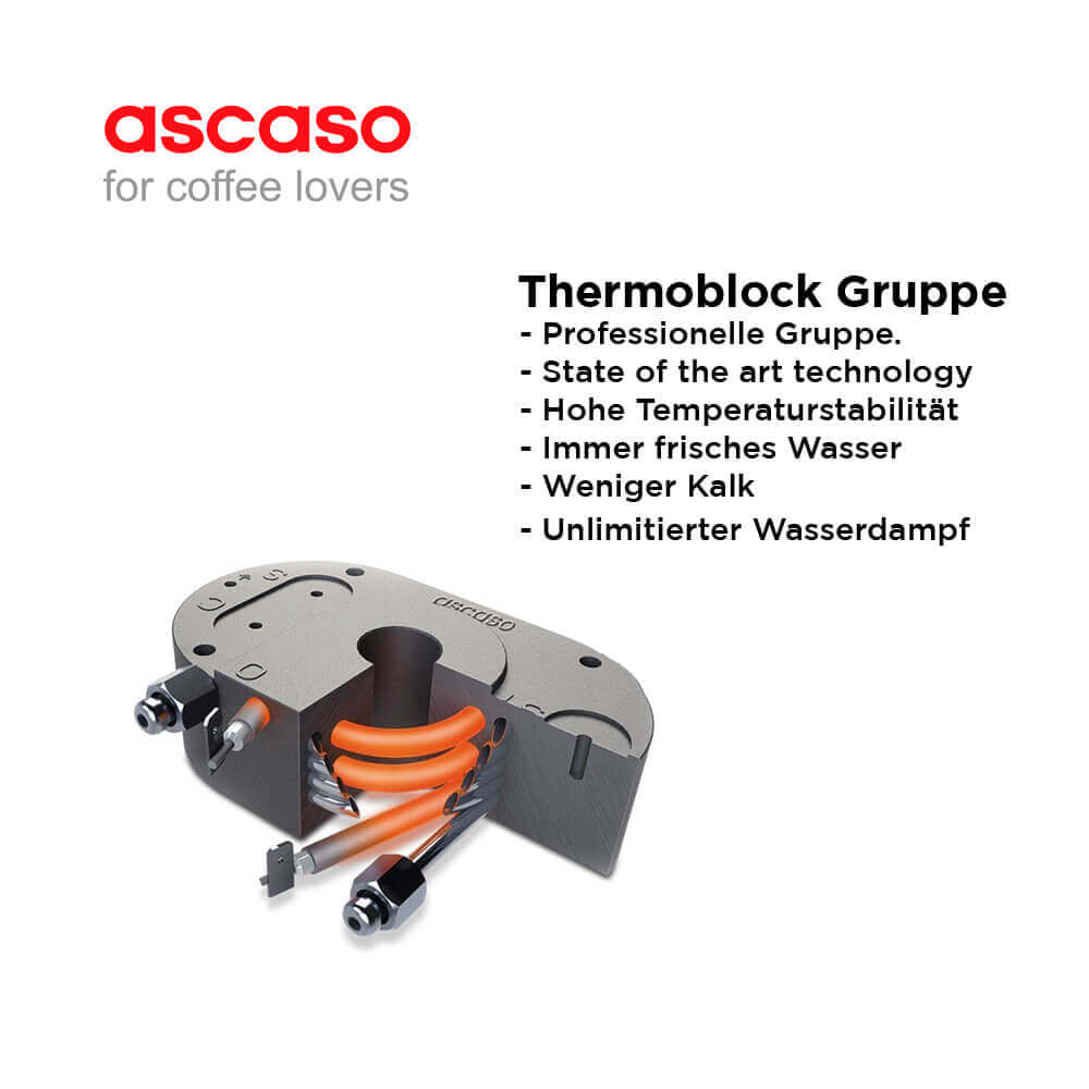 Ascaso hochleistungs Thermoblock